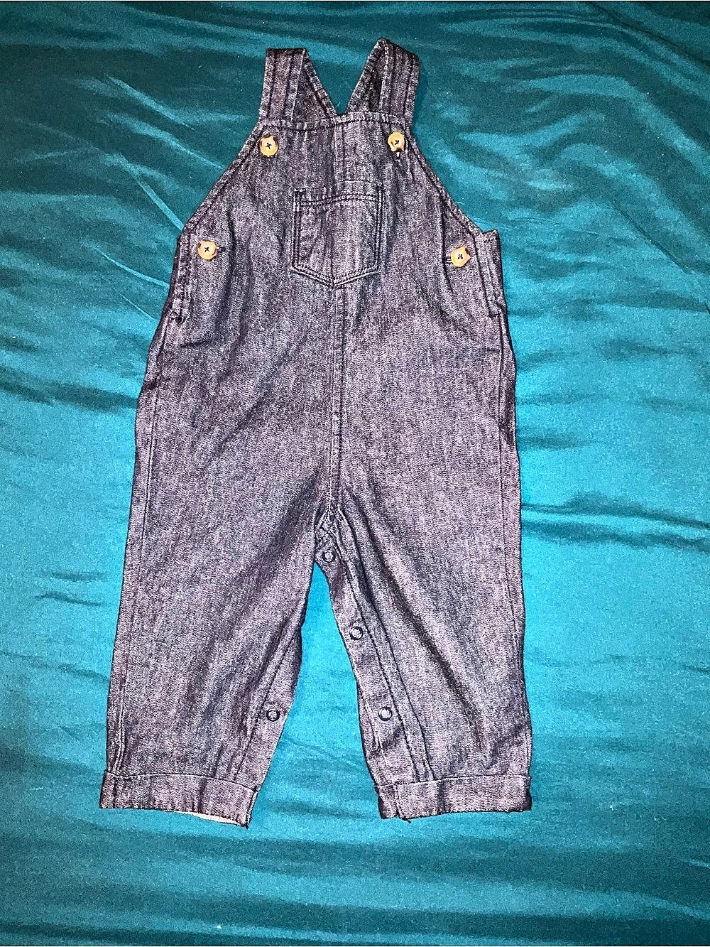 Carter's Baby Denim Overalls Size 6M Like New
